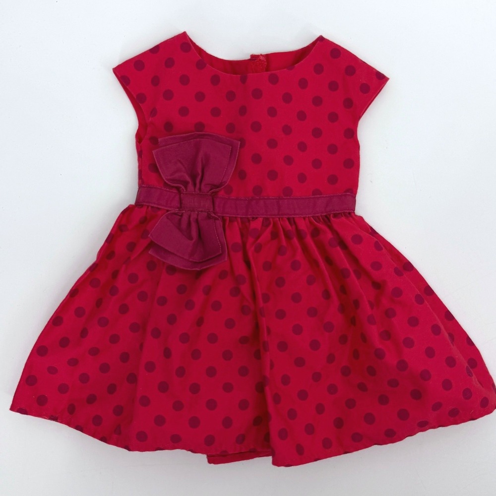 American Girl Doll Maryellen Christmas Party Dress Red Polkadot